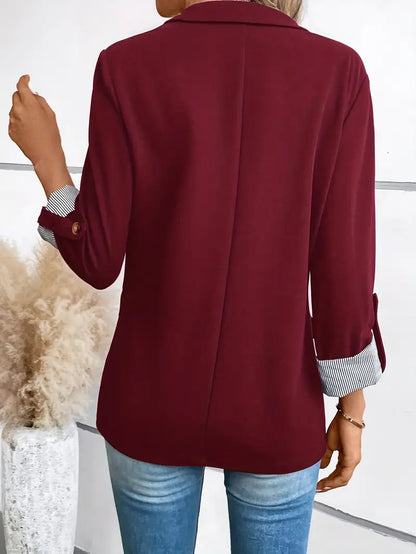 Flor™ | Blazer met driekwartmouwen