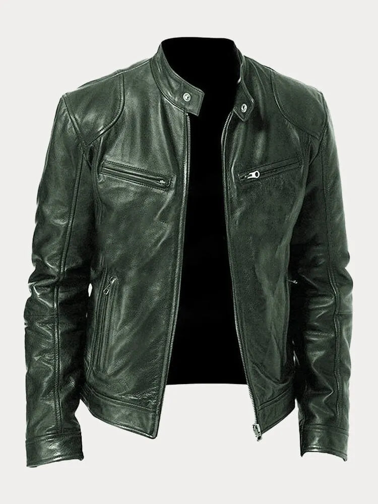 Virexo | Casual Leren Jas