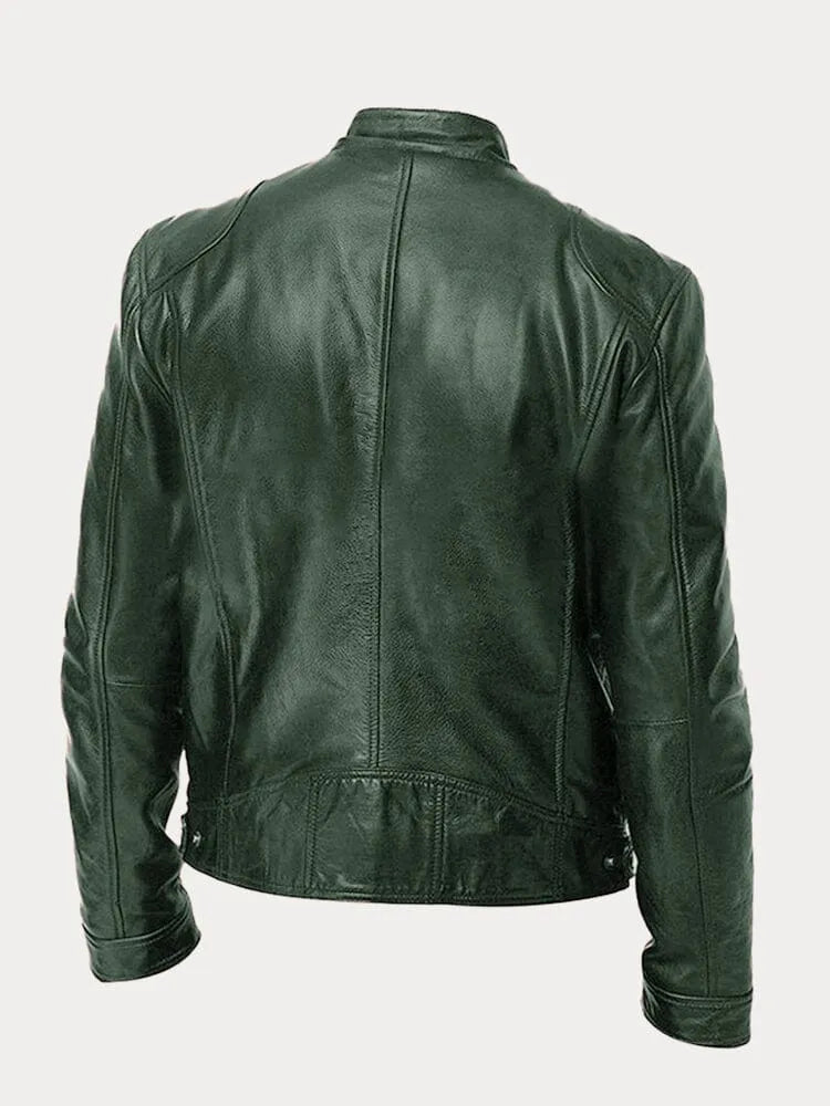 Virexo | Casual Leren Jas