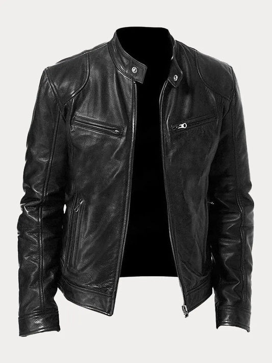 Virexo | Casual Leren Jas