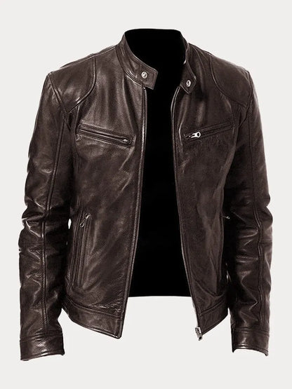 Virexo | Casual Leren Jas