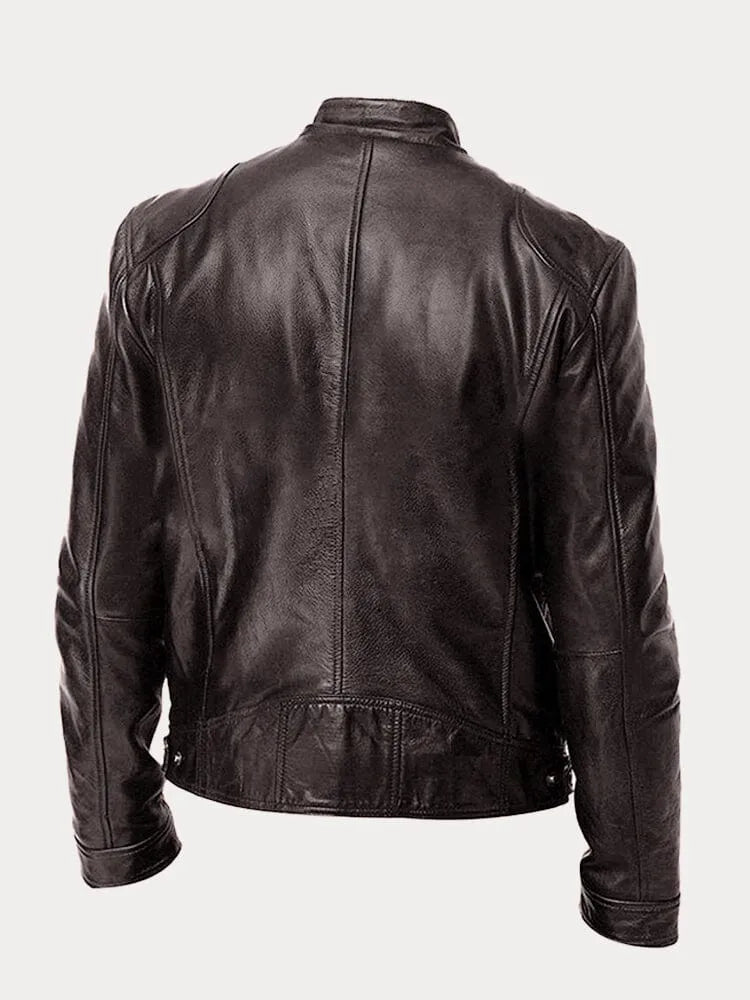 Virexo | Casual Leren Jas