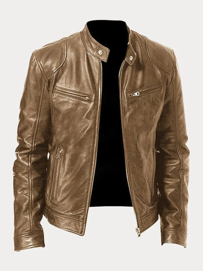 Virexo | Casual Leren Jas