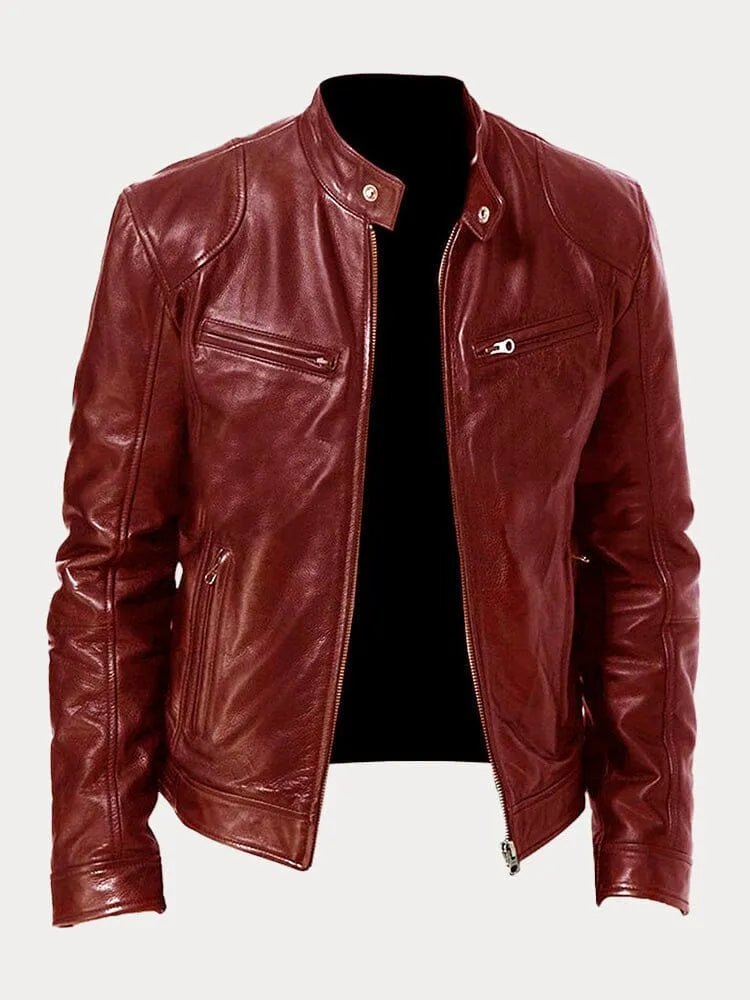 Virexo | Casual Leren Jas