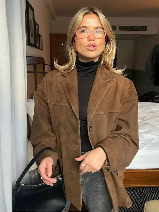EMMA | Modieuze Blazer met Revers en Zakjes