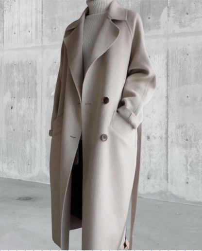 Sarah™ – Lang Wol Coat