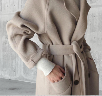 Sarah™ – Lang Wol Coat