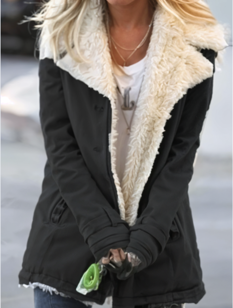 Masha – Comfortabele Lapel Jas