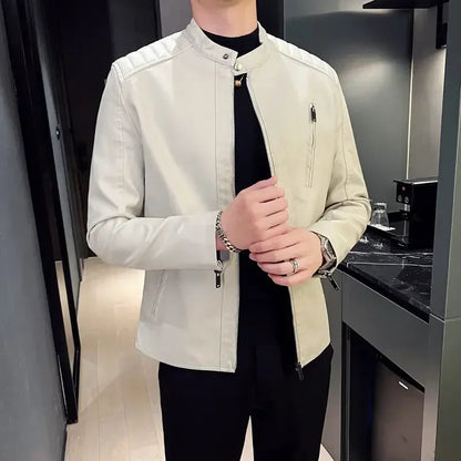 Adrien™ | Elegante leren jas