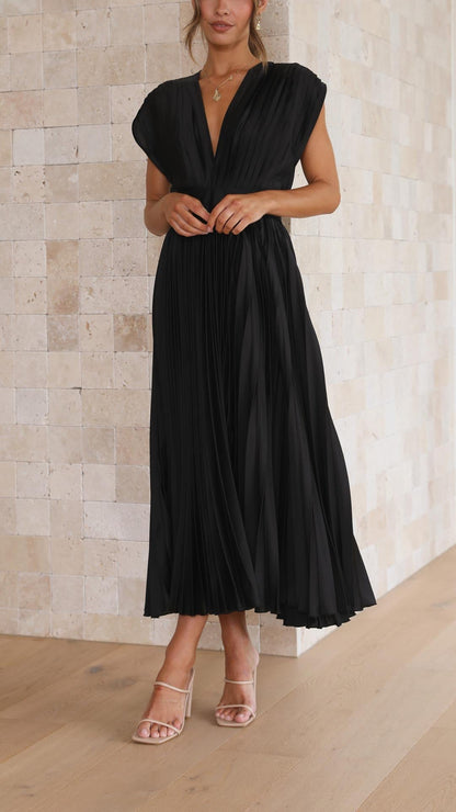 Isla | Elegante geplooide jurk
