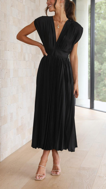 Isla | Elegante geplooide jurk