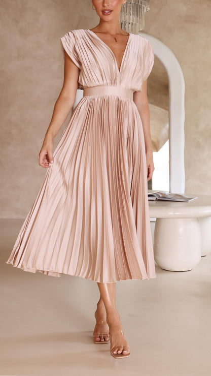 Isla | Elegante geplooide jurk