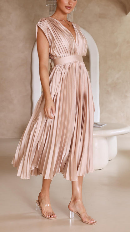 Isla | Elegante geplooide jurk