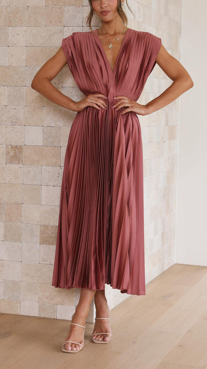 Isla | Elegante geplooide jurk
