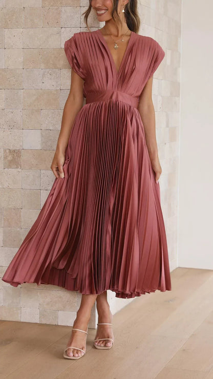 Isla | Elegante geplooide jurk