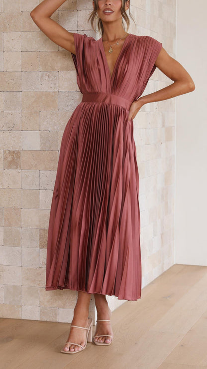 Isla | Elegante geplooide jurk