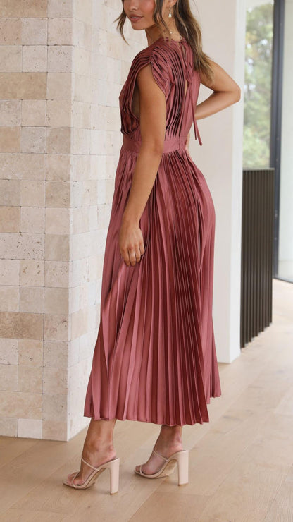Isla | Elegante geplooide jurk