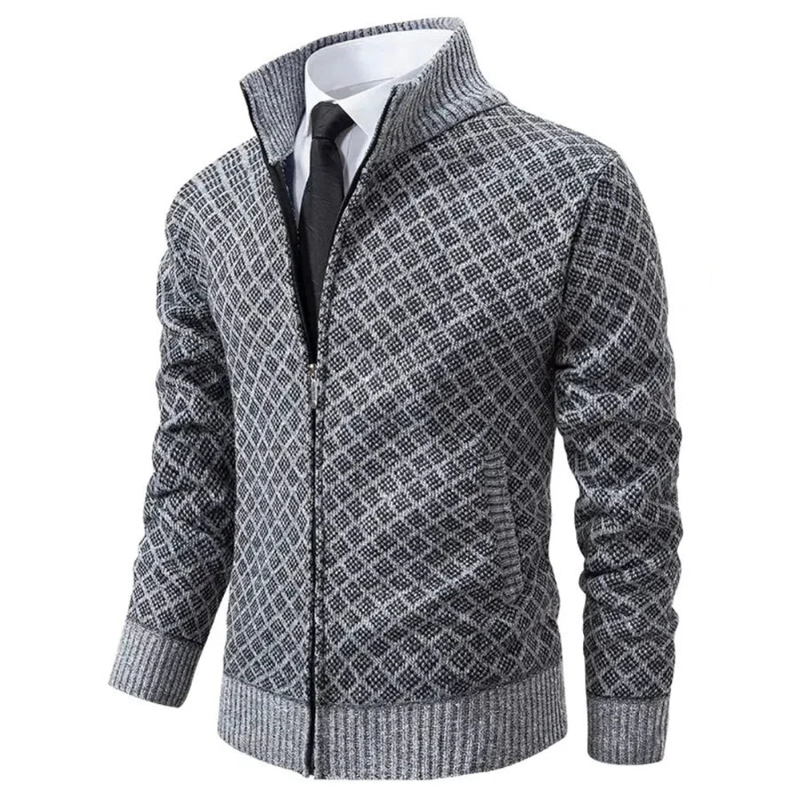 Virexo | Gebreid Vest met Rits