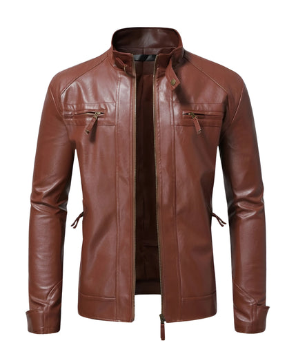 Louis™ | Elegante leren jas voor mannen