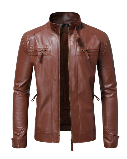 Louis™ | Elegante leren jas voor mannen