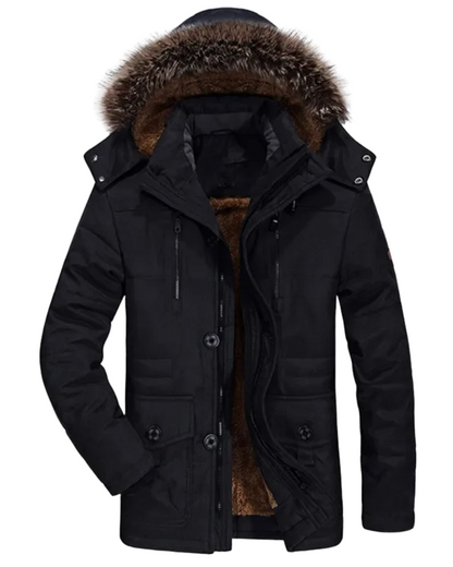Pierre™ | Winterjas van katoen met capuchon