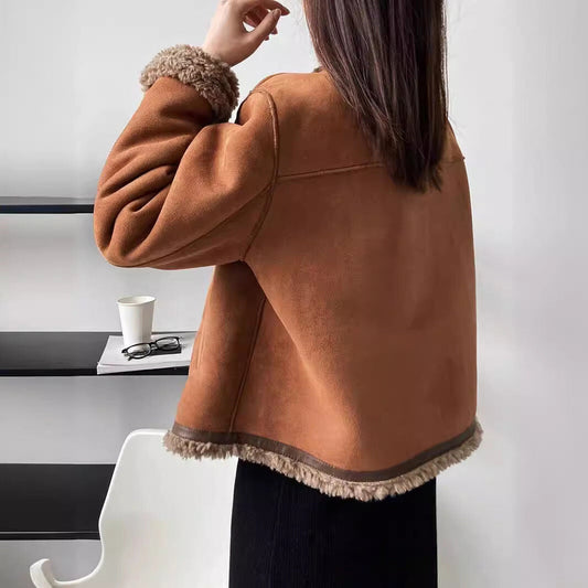 Aspen™ – Vintage Suède Stijl Jas