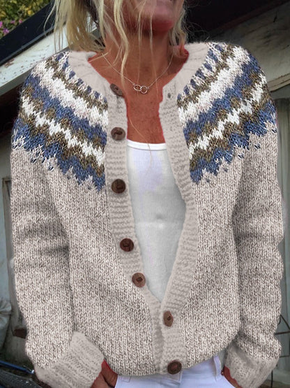 Peyton | Vintage IJslands Gebreid Vest