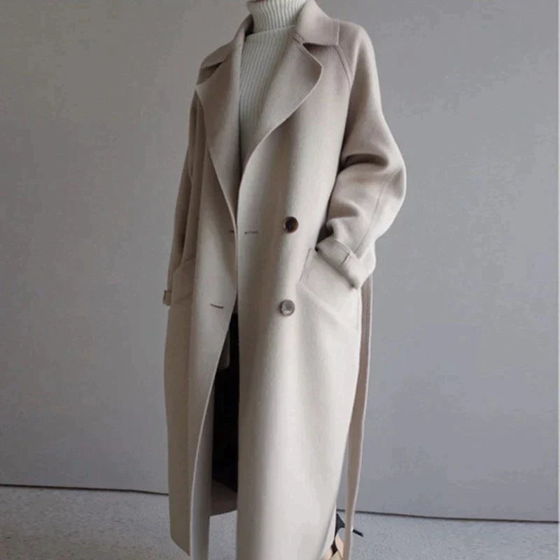 Sarah™ – Lang Wol Coat