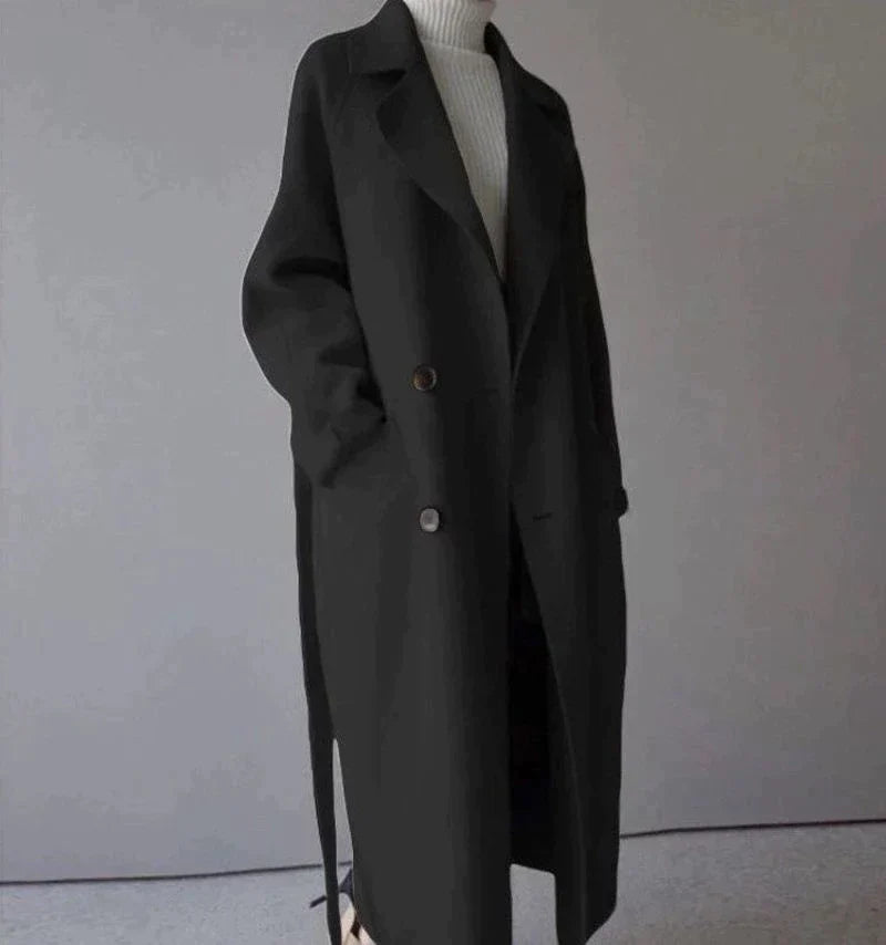 Sarah™ – Lang Wol Coat