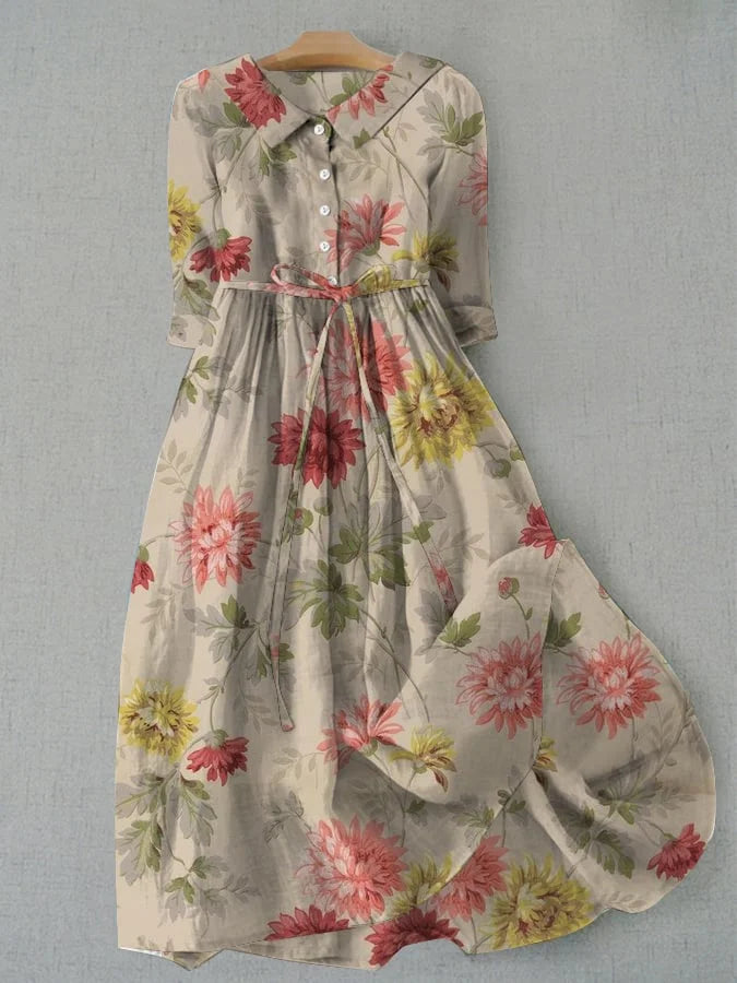 Estelle | Delicate jurk met veldbloemen