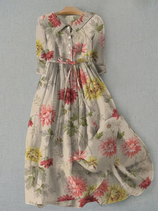 Estelle | Delicate jurk met veldbloemen