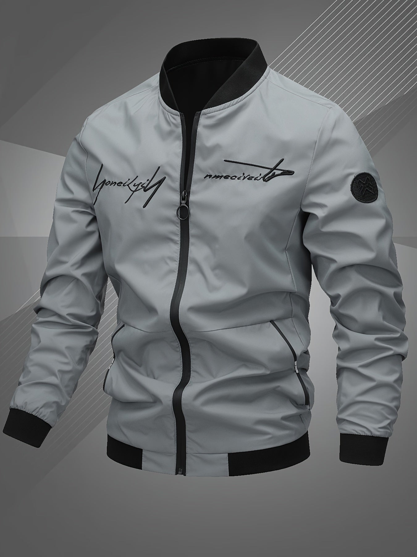 Harm™ | Casual bomberjack met lange mouwen