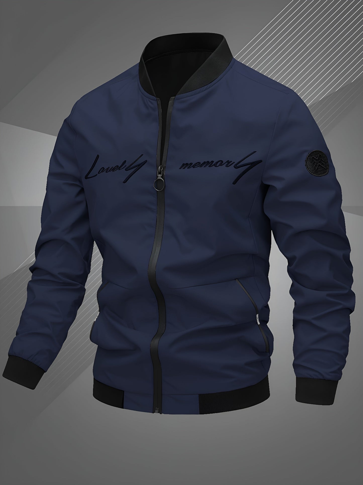Harm™ | Casual bomberjack met lange mouwen