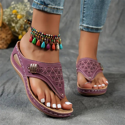 Élodie™ - Sandalen met sleehak en open teen voor dames