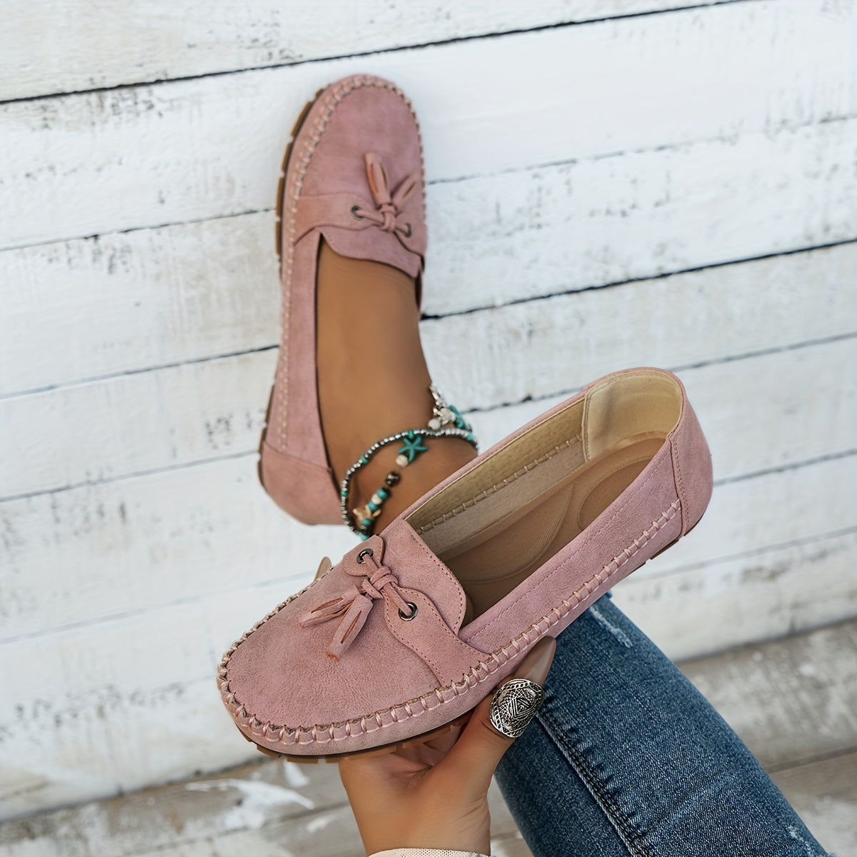 Nadine™ - Klassieke loafers met kwastjes