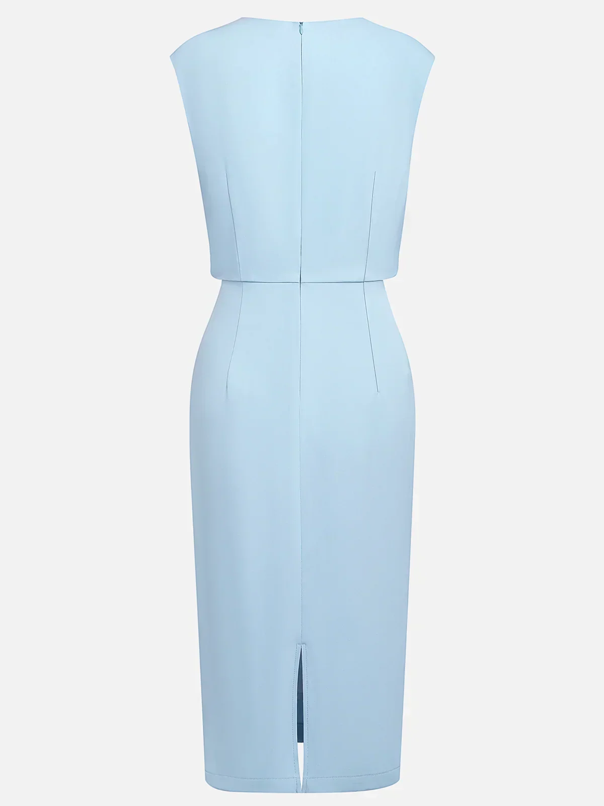 Valentina™ | Midi-jurk met drapering aan de zijkant en een verfijnde uitstraling