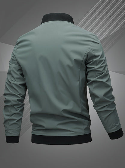 Harm™ | Casual bomberjack met lange mouwen