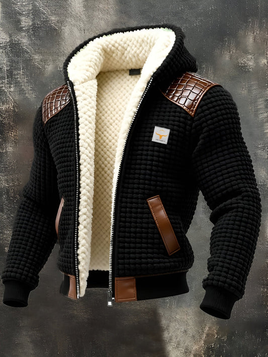 VANHOUTEN™ | GEVOERDE QUILTED JAS MET CAPUCHON
