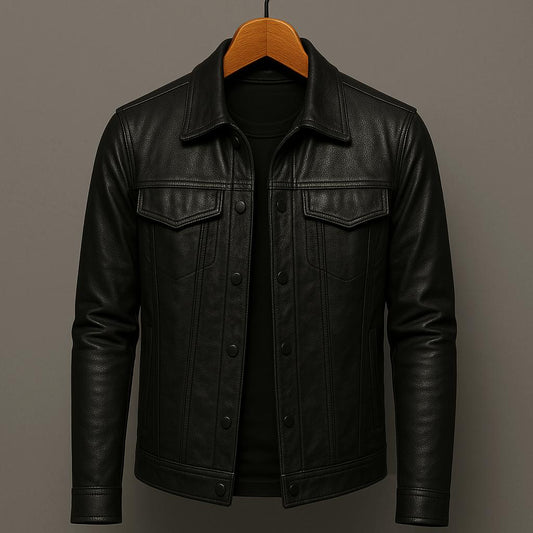 Virexo | Premium Leren Jas in Moto-Stijl