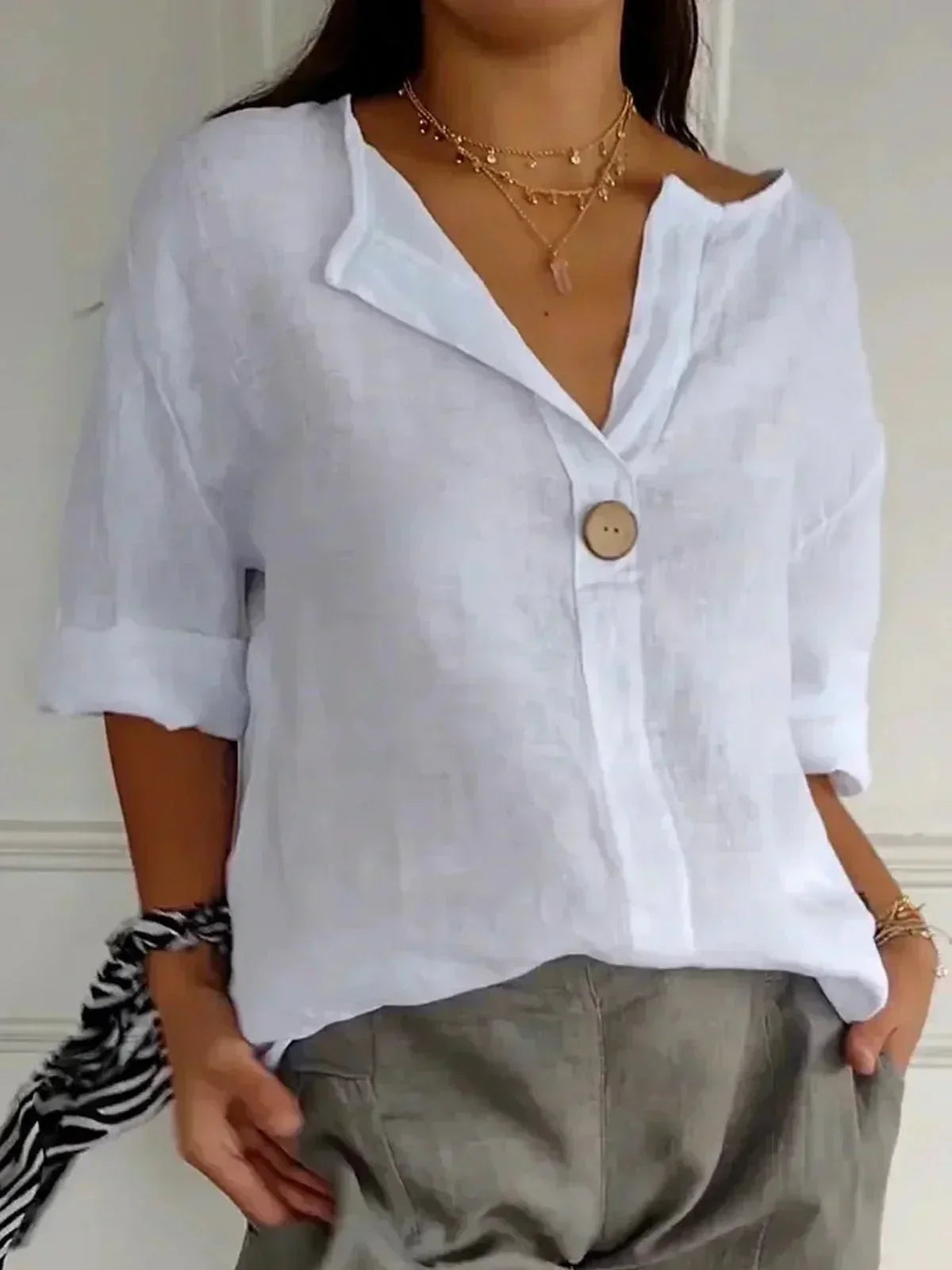 Zamma | Relaxed V-hals top