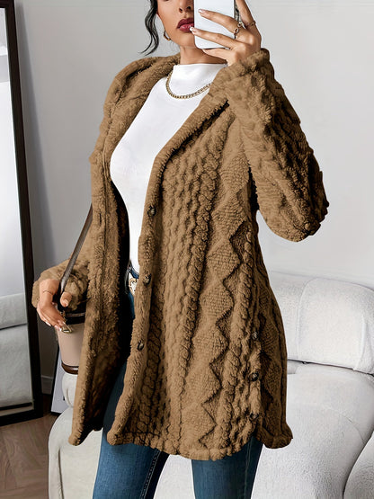 Chateau Elise™ | Luxe Gebreide Hoodie Cardigan