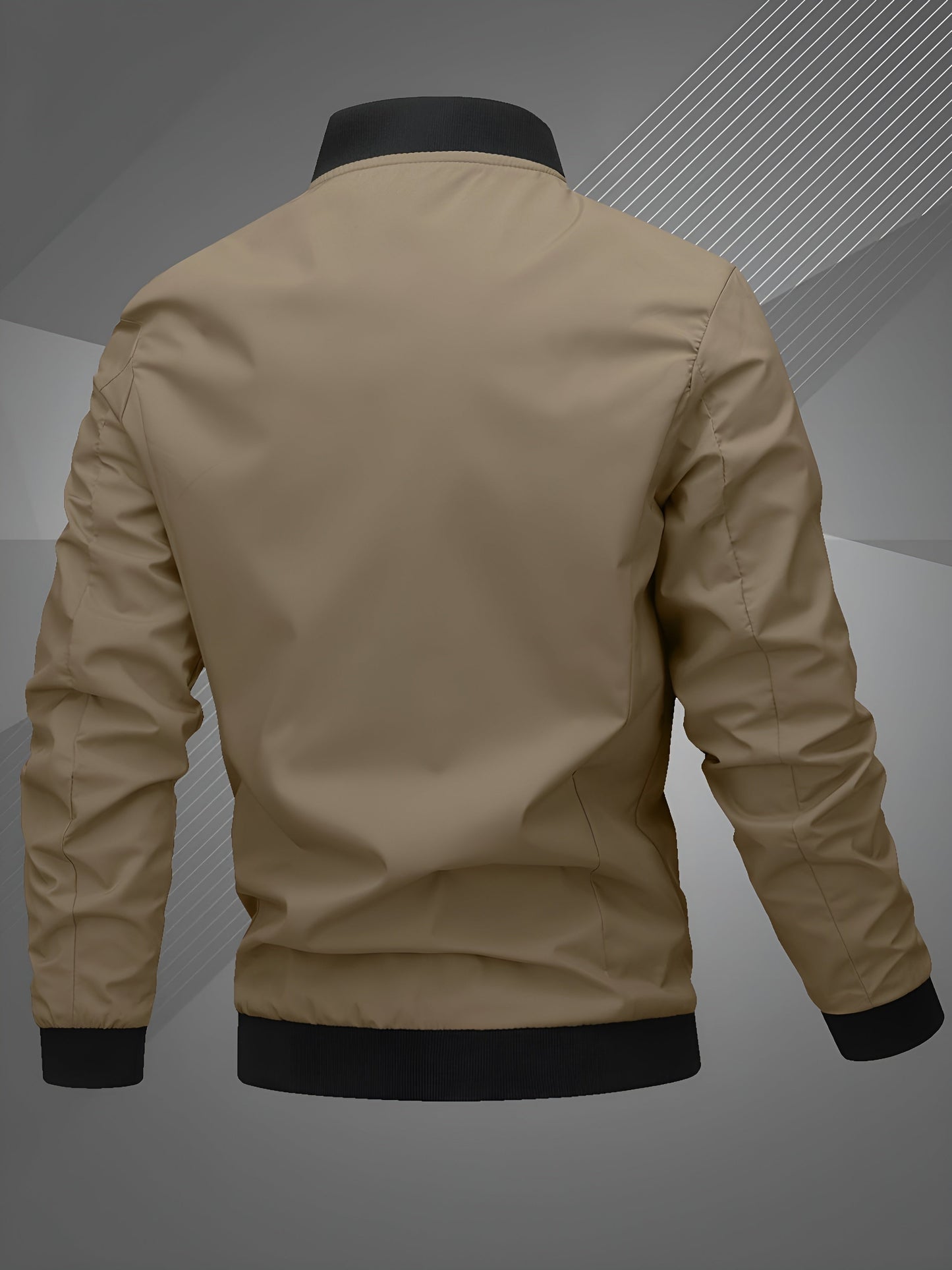 Harm™ | Casual bomberjack met lange mouwen