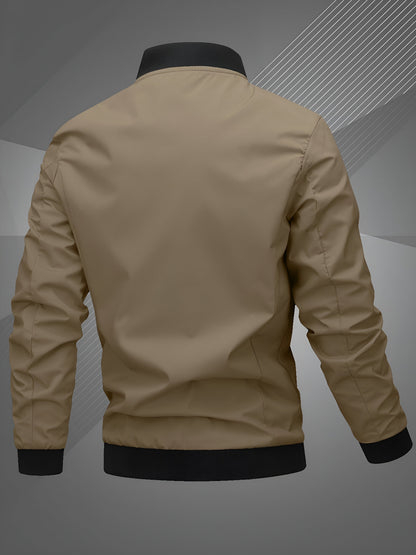 Harm™ | Casual bomberjack met lange mouwen