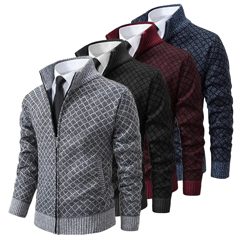Virexo | Gebreid Vest met Rits