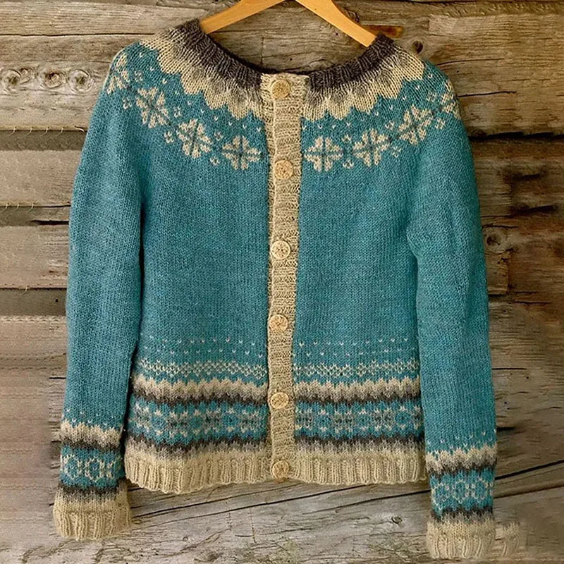 Allaira | Vintage IJslandse Cardigan