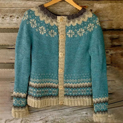 Allaira | Vintage IJslandse Cardigan