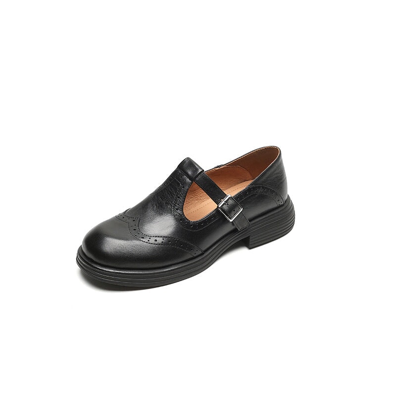 Elvara | Elegante leren Mary Jane