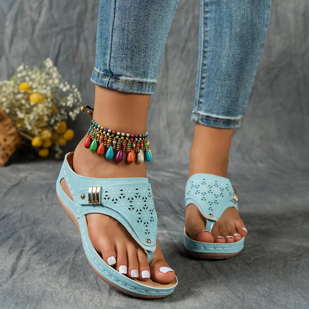 Élodie™ - Sandalen met sleehak en open teen voor dames