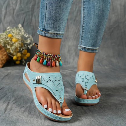 Élodie™ - Sandalen met sleehak en open teen voor dames