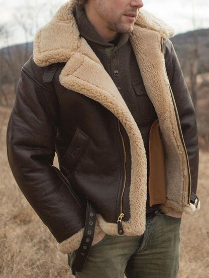 Fletcher™ | Premium Lamsleren Jas